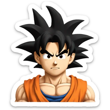 Goku d’ne sticker