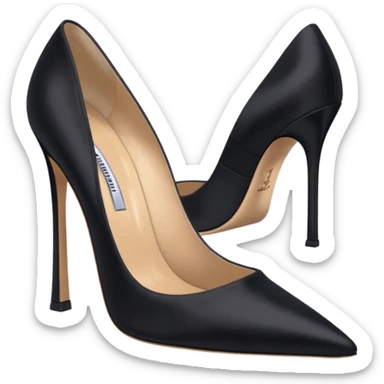 manolo blahink 90's satin pump sticker