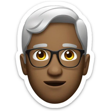 Male music artist sticker