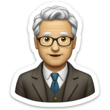 university professor sticker