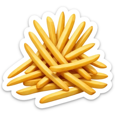 patatine fritte (giallo) sticker