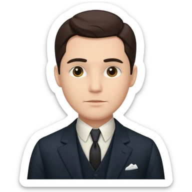 victoria man in 1900's sticker