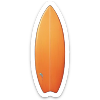 A surfboard Cartoon Blue and orange tiki smiling with butterfly and and Cartoon Blue and pink tiki singing with butterfly and mikrophone sticker