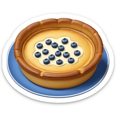 bluebery dutch baby sticker