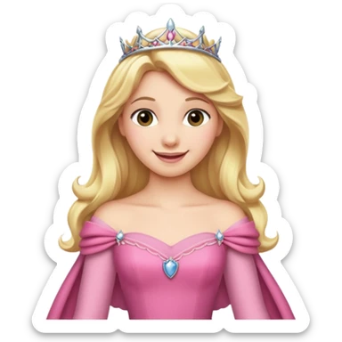 Emoji de la princesa  aurora   sticker