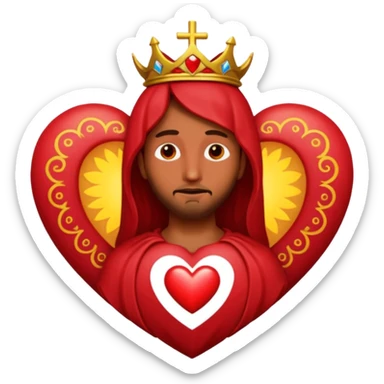 sagrado corazón de Jesús  sticker