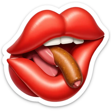The Rolling Stones' trademark emblem is huge lips and a long tongue cut out like a sausage, modeled after the Prljavo Kazalište band's emblem sticker
