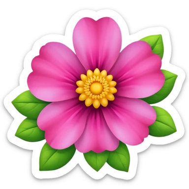 Flower so i can put on my head in a picture  sticker