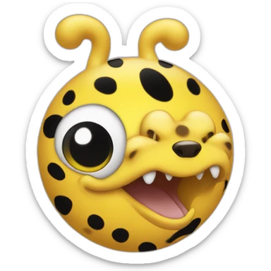 Marsupilami and pokemon sticker