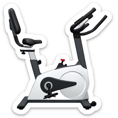 stationary bike sticker