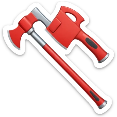 A Firefighter Axe  sticker