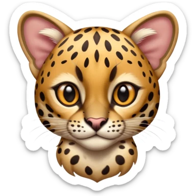 Margay (Leopardus wiedii) sticker