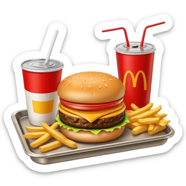 McDonald’s meal sticker
