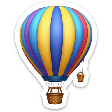 Balão de ar quente￼ sticker