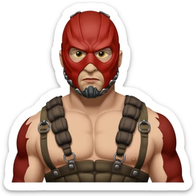 tom hardys bane from batman the dark knight sticker