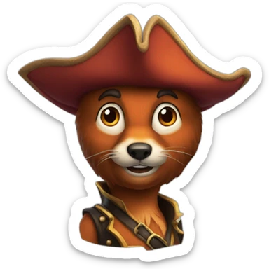 foxy the pirate sticker