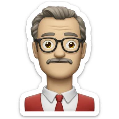 Profesor in LA casa de papel sticker
