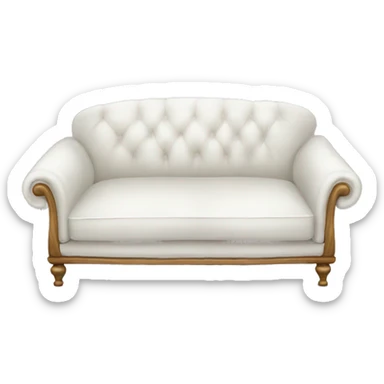 white-sofa sticker