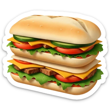 Sandwich pita sticker