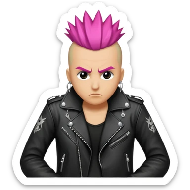 punk rock thing sticker