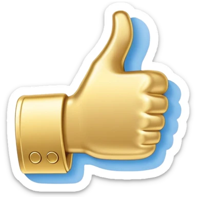 Create a thumbs up in Leeds United colours sticker
