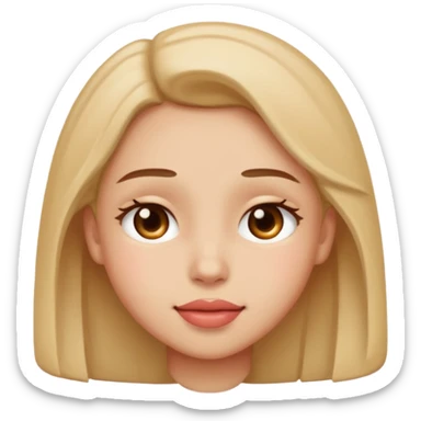 make A image fo blushin deeply sticker