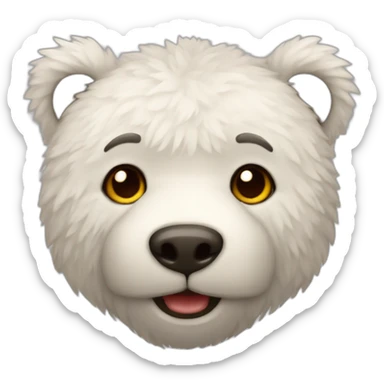 Ours en peluche sticker