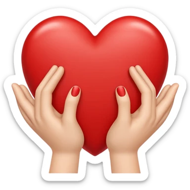 Display ⚠️ as 🫶 sticker