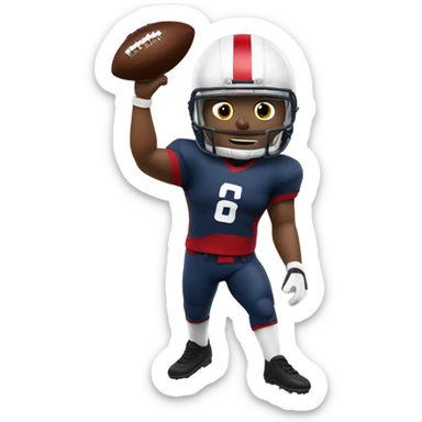 Washington Commanders QB sticker