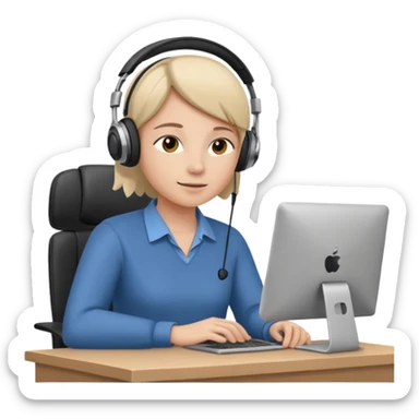 pausa activa en oficina sticker