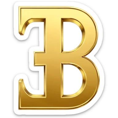 Currency crypto money symbol for the money "Fcoins" letter F sticker