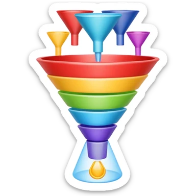 dm funnel sticker