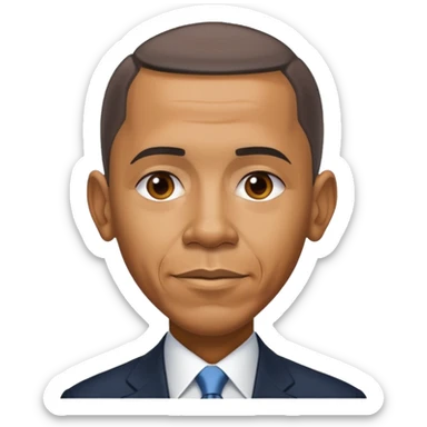 Barack Obama saying "Come on" sticker