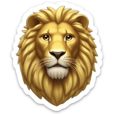 Make me a golden lion from the game arena breakout sticker