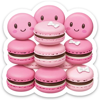 mymelody macarons sticker