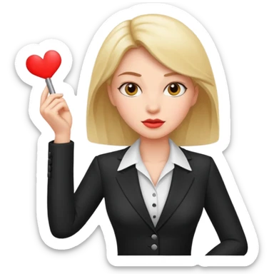 LAdy Boss, different pose sticker