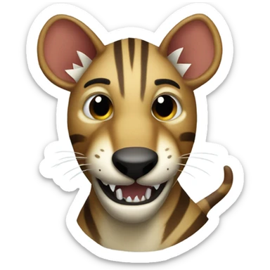 Tasmanian tiger thylacine sticker