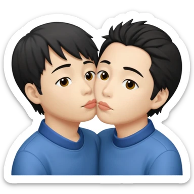 gojo satoru jujutsu kaisen kissing geto suguru sticker