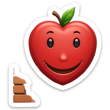 Hazme un emoji de un muro en modo dibujo sticker