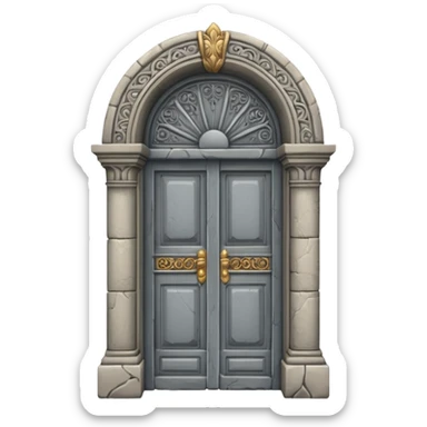 ancient door arch emoji sticker