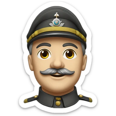 General allemand 1939 levant un doigt sticker