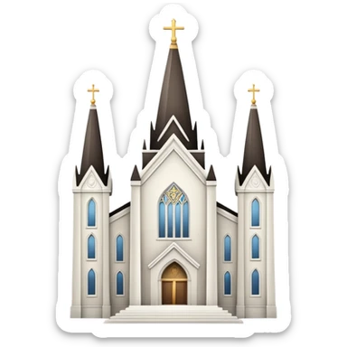 Church of Jesus Christ of Latter Day Saints temple sticker