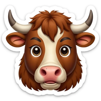 Ferdinand from the Ferdinand movie sticker