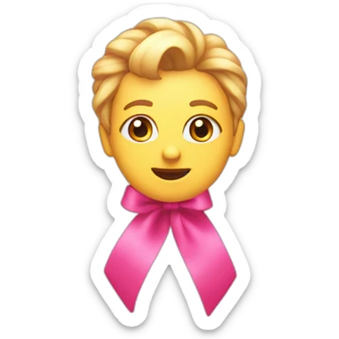 Pink ruban sticker