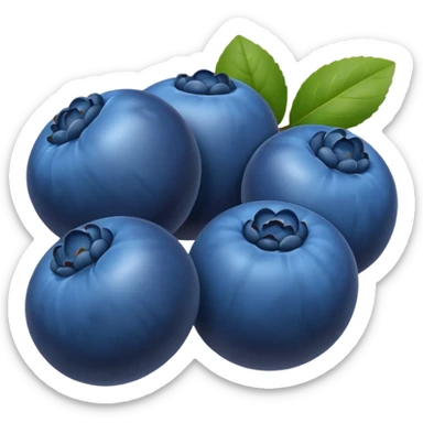 Blueberries sticker