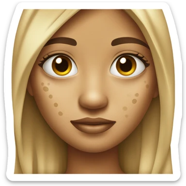 hyperpigmentation girl sticker