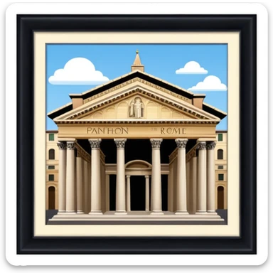 The Pantheon rome sticker