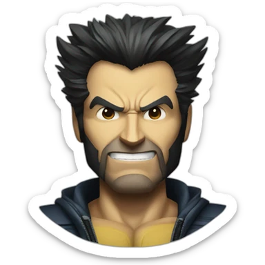x-men wolverine sticker