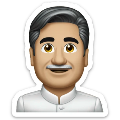 Gurbanguly Berdimuhamedow president Turkmenistan sticker