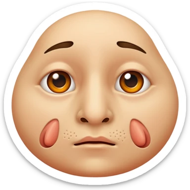 give me just the human nose only nose should be there  sticker